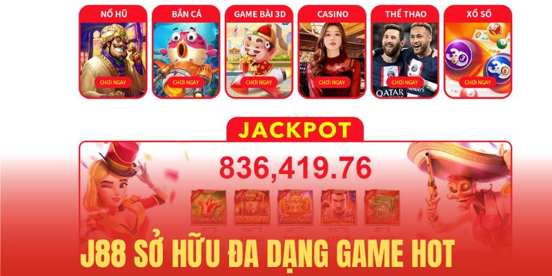 Hệ thống game J88 đẳng cấp với nhiều sản phẩm